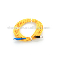 50pcs / lot Волоконно-оптический патч-корд, SC-FC 3.0m, одномодовый одиночный проводник оптоволоконный перемычка 3.0мм Jumper Cable